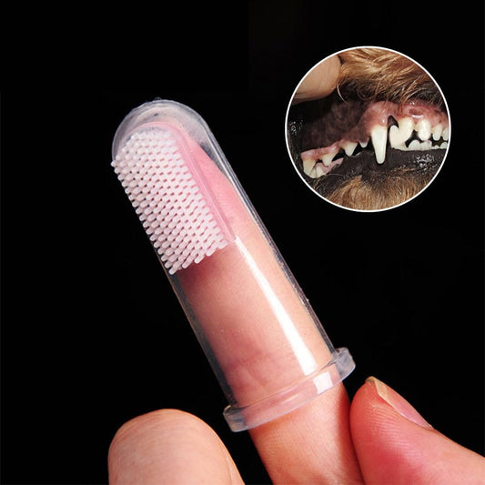 Dog Finger Toothbrush Set (10 Pack) Silicone by HitMyNeed