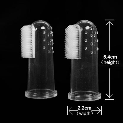 Dog Finger Toothbrush Set (10 Pack) Silicone by HitMyNeed