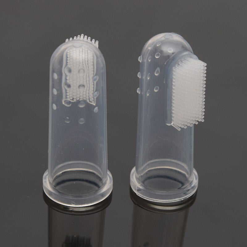 Dog Finger Toothbrush with Storage Case by HitMyNeed