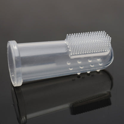 Dog Finger Toothbrush with Storage Case by HitMyNeed