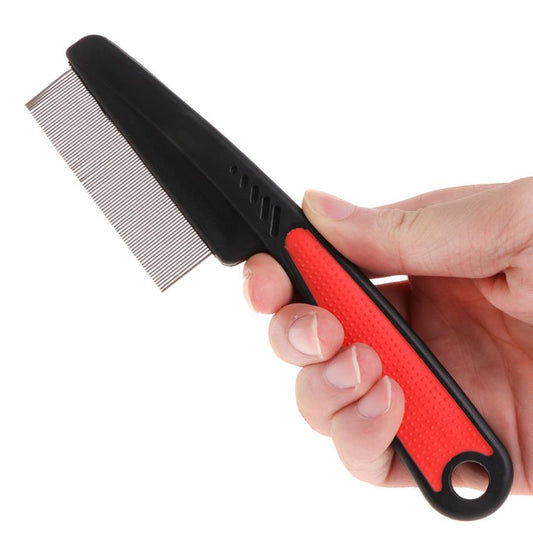 Dog Flea Comb with Fine Stainless Steel Bristles by HitMyNeed