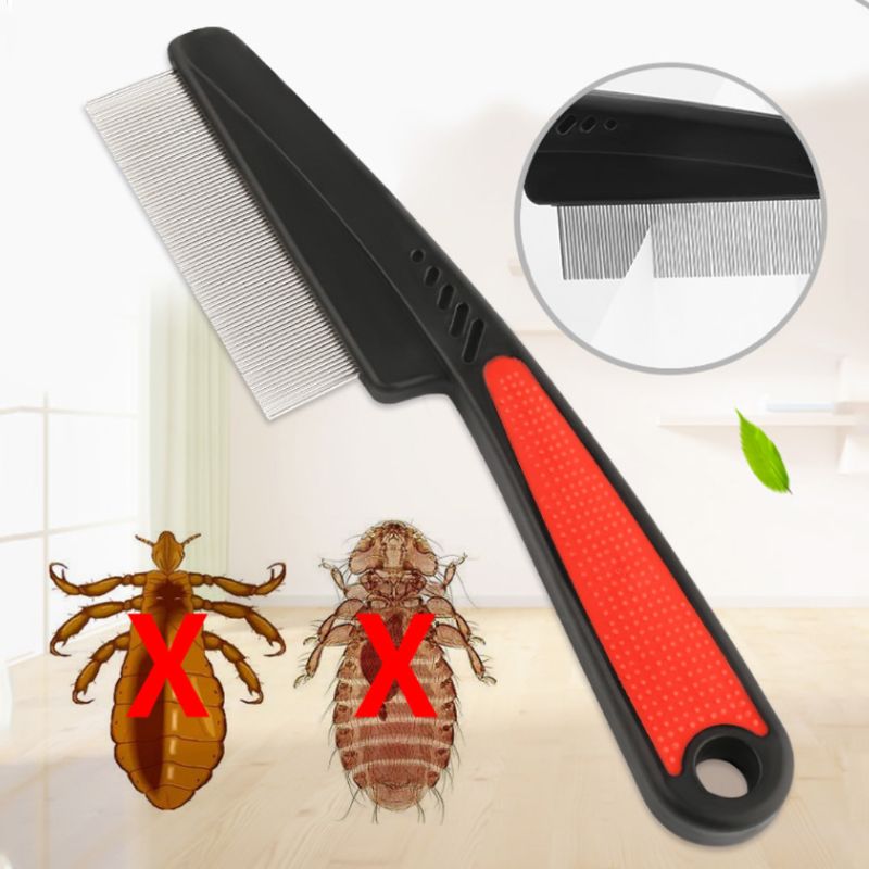 Dog Flea Comb with Fine Stainless Steel Bristles by HitMyNeed