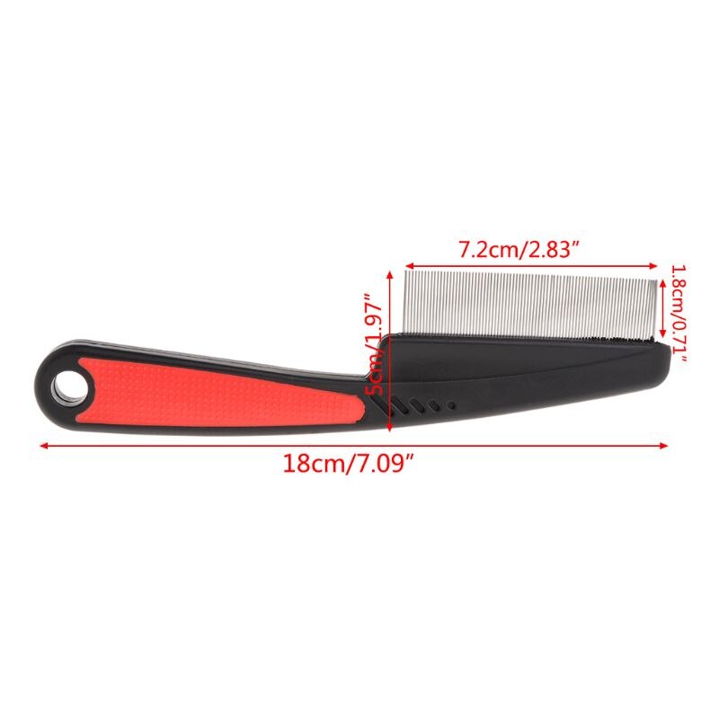 Dog Flea Comb with Fine Stainless Steel Bristles by HitMyNeed