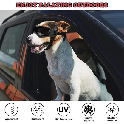 Dog Goggles with UV, Wind & Snow Protection by HitMyNeed
