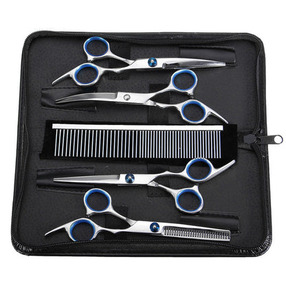 Dog Grooming Kit with Scissors, Comb & Case by HitMyNeed