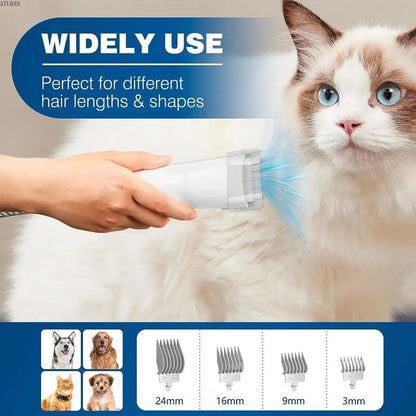 Dog Grooming Vacuum & Pet Grooming Kit 2.3L by HitMyNeed
