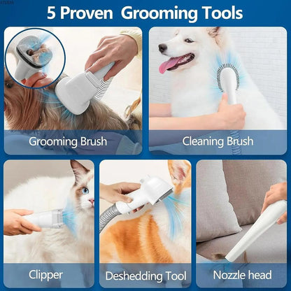 Dog Grooming Vacuum & Pet Grooming Kit 2.3L by HitMyNeed