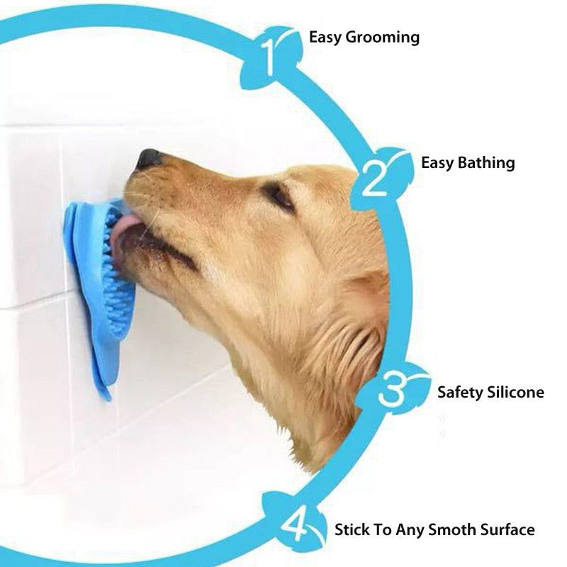 Dog Lick Mat with Suction Slow Feeder by HitMyNeed