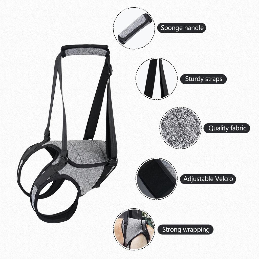 Dog Lift Harness for Large Dogs Rear Leg Support by HitMyNeed