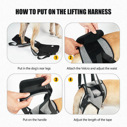 Dog Lift Harness for Large Dogs Rear Leg Support by HitMyNeed