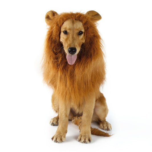 Dog Lion Mane Wig for Large Breeds by HitMyNeed