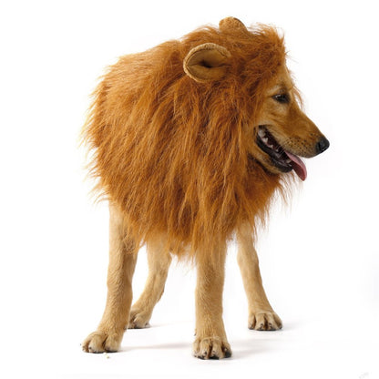 Dog Lion Mane Wig for Large Breeds by HitMyNeed