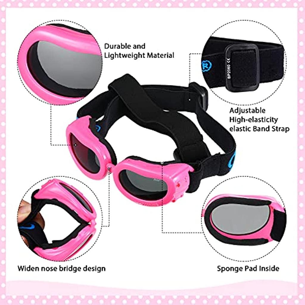 Dog Motorcycle Helmet and Goggles Safety Set by HitMyNeed