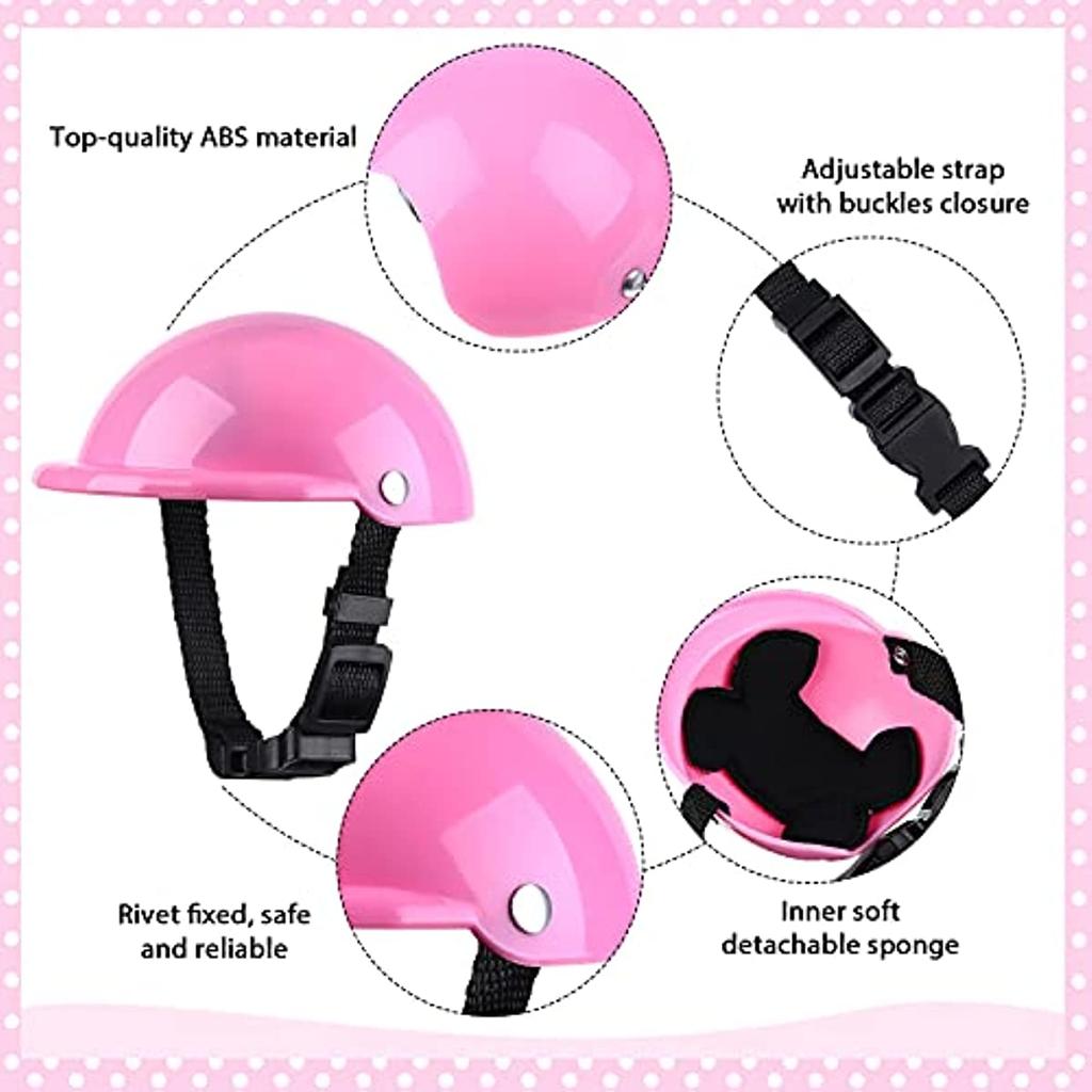 Dog Motorcycle Helmet and Goggles Safety Set by HitMyNeed
