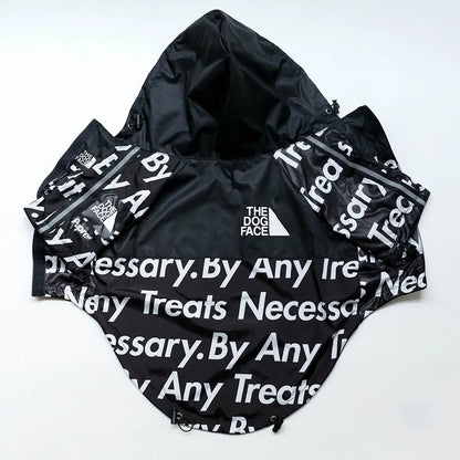 Dog Raincoat with Hood for Small to Large Dogs light-grey s by HitMyNeed