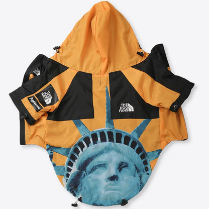 Dog Raincoat with Hood for Small to Large Dogs yellow2 s by HitMyNeed