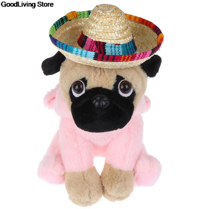 Dog Sombrero Straw Hat with Adjustable Chin Strap by HitMyNeed