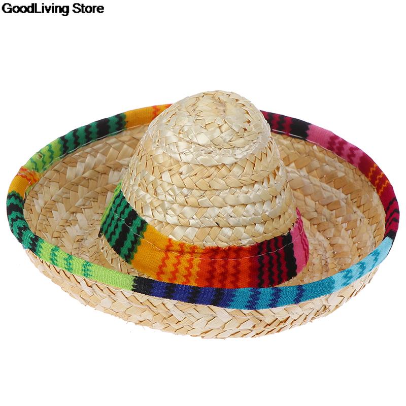 Dog Sombrero Straw Hat with Adjustable Chin Strap by HitMyNeed