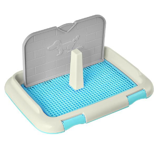 Dog Toilet Portable Plastic Tray with Column by HitMyNeed