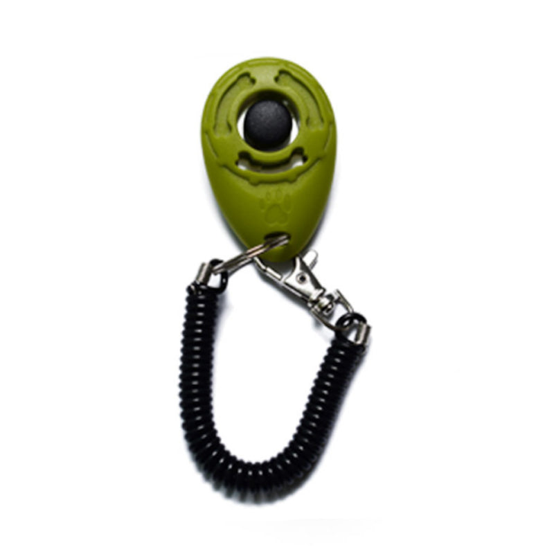 Dog Training Clicker with Wrist Strap army-green by HitMyNeed