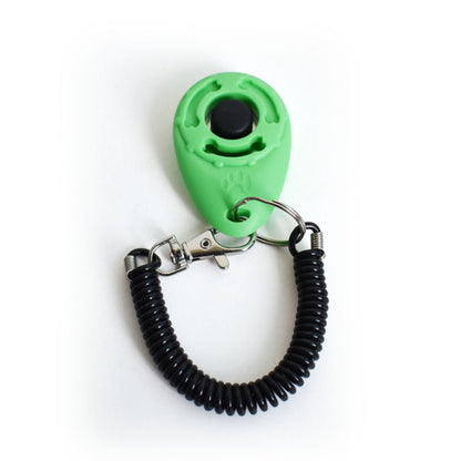 Dog Training Clicker with Wrist Strap emerald-green by HitMyNeed