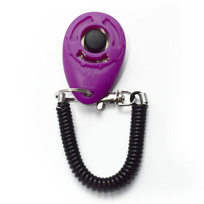 Dog Training Clicker with Wrist Strap purple by HitMyNeed