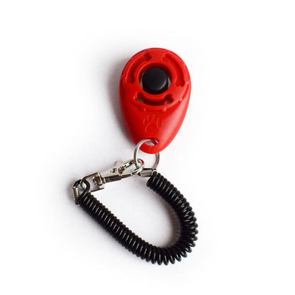 Dog Training Clicker with Wrist Strap red by HitMyNeed