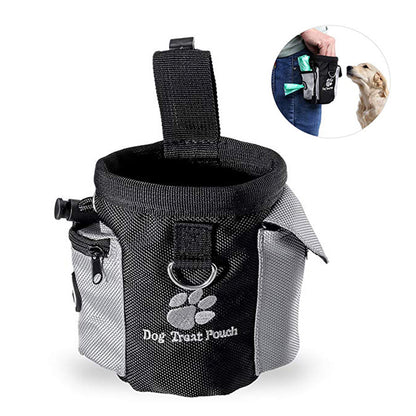 Dog Training Treat Bag with Poop Bag Holder by HitMyNeed