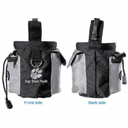Dog Training Treat Bag with Poop Bag Holder by HitMyNeed