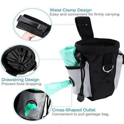 Dog Training Treat Pouch with Waste Bag Dispenser by HitMyNeed