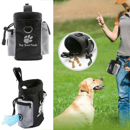 Dog Training Treat Pouch with Waste Bag Dispenser by HitMyNeed
