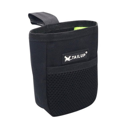 Dog Treat Pouch Snack Carrier with Belt Clip 02-black by HitMyNeed