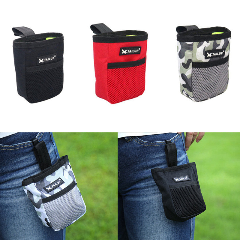 Dog Treat Pouch Snack Carrier with Belt Clip by HitMyNeed
