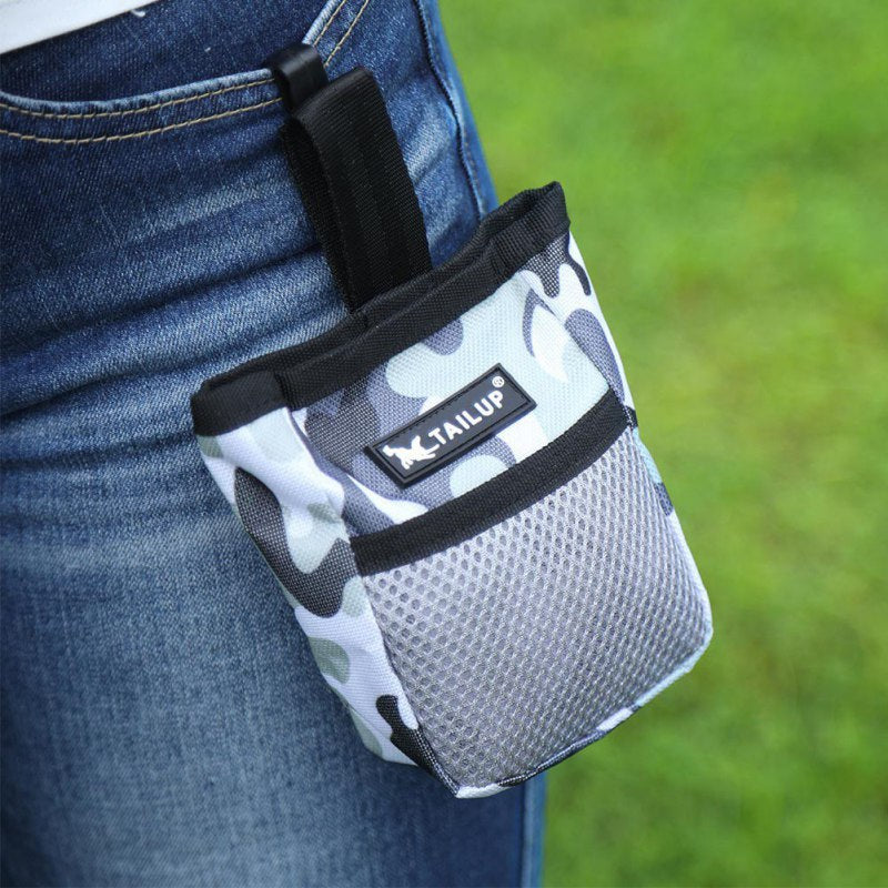 Dog Treat Pouch Snack Carrier with Belt Clip by HitMyNeed