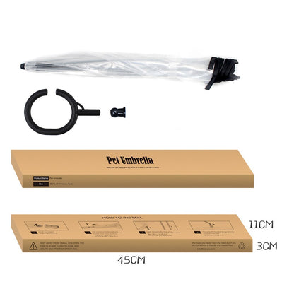 Dog Walking Umbrella Leash for Small & Medium Pets by HitMyNeed