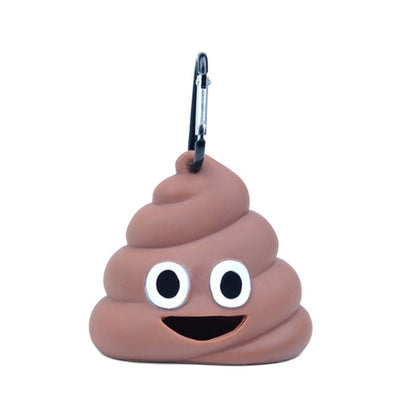 Dog Waste Bag Dispenser with Poop Emoji Design by HitMyNeed