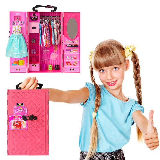 Doll Closet Clothes & Accessories Play Set by HitMyNeed