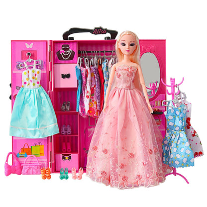 Doll Closet Clothes & Accessories Play Set by HitMyNeed