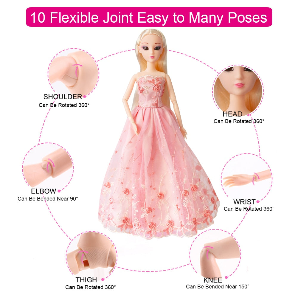 Doll Closet Clothes & Accessories Play Set by HitMyNeed
