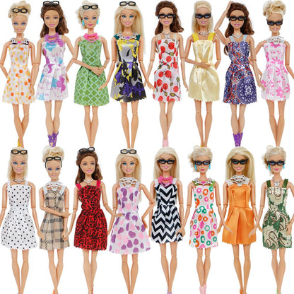Doll Dress, Shoes & Accessories Set for 28-30cm Dolls by HitMyNeed