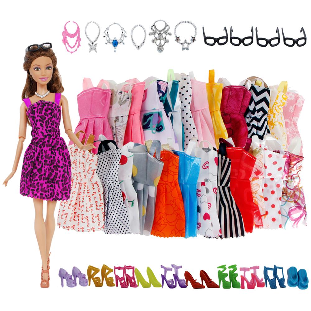 Doll Dress, Shoes & Accessories Set for 28-30cm Dolls by HitMyNeed