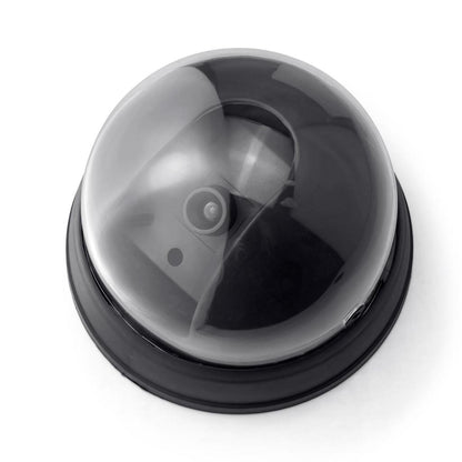 Dome Dummy CCTV Camera with Flashing LED Light by HitMyNeed