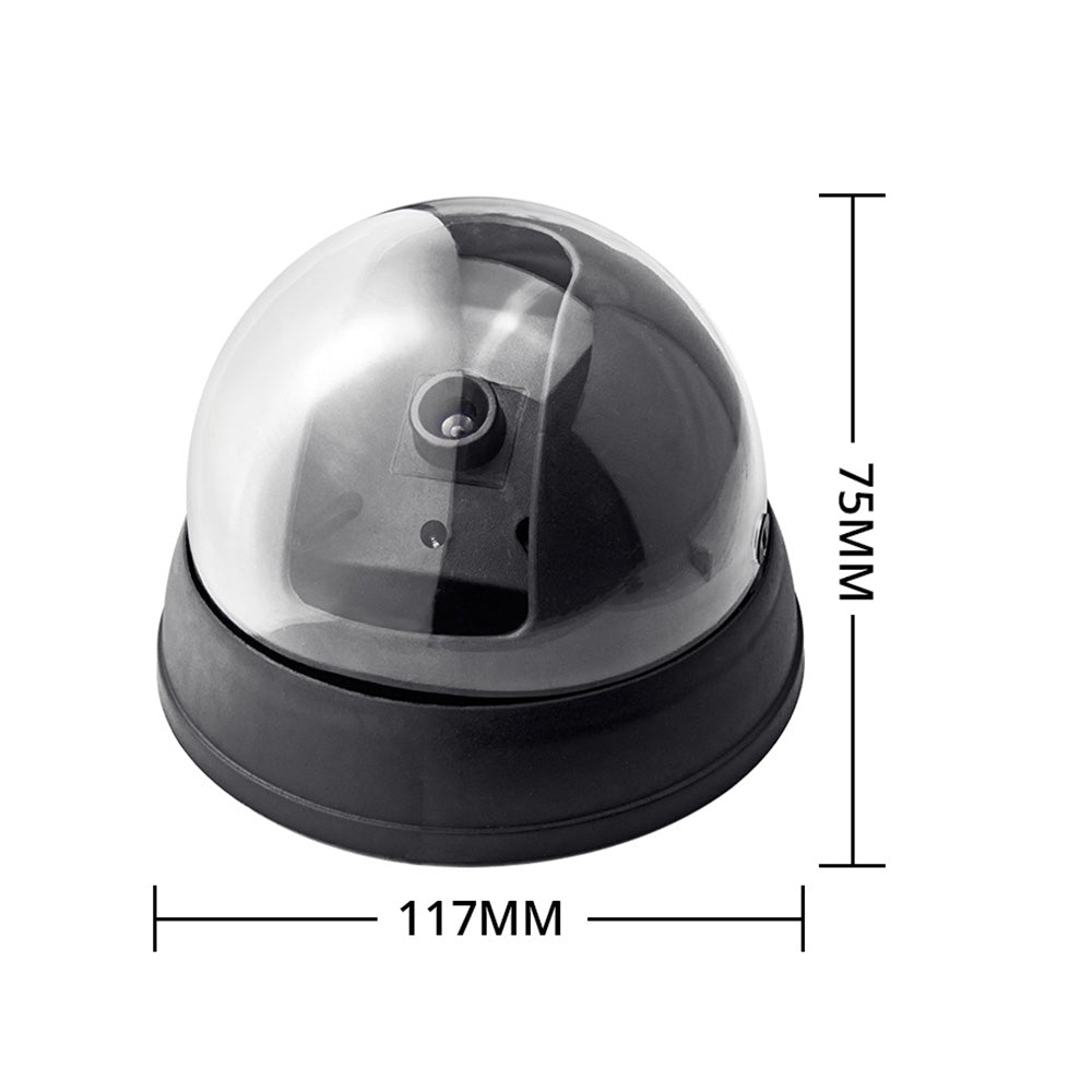 Dome Dummy CCTV Camera with Flashing LED Light by HitMyNeed