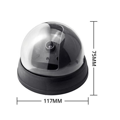 Dome Dummy CCTV Camera with Flashing LED Light by HitMyNeed