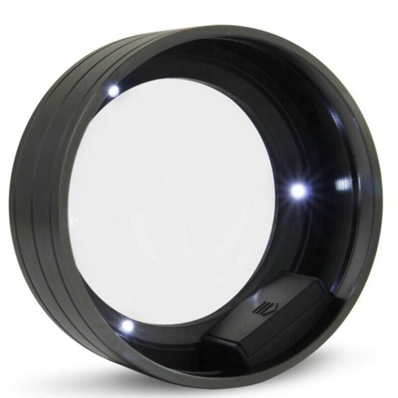 Dome Magnifier with Adjustable Zoom and LED Light by HitMyNeed