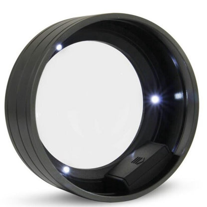 Dome Magnifier with Adjustable Zoom and LED Light by HitMyNeed