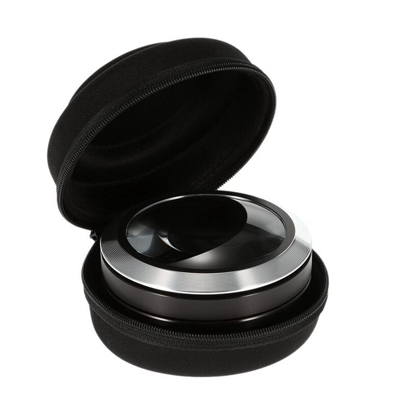 Dome Magnifier with Adjustable Zoom and LED Light by HitMyNeed