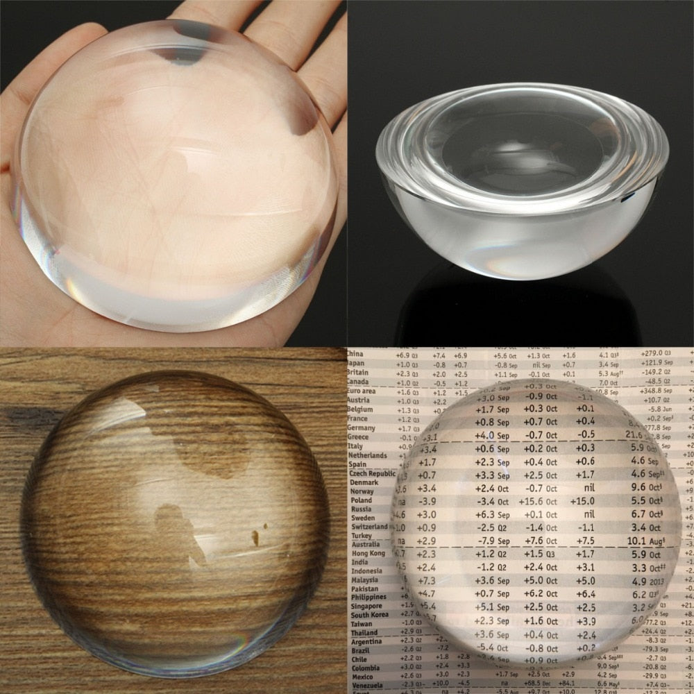 Dome Magnifying Glass Paperweight 3.1 Inch by HitMyNeed