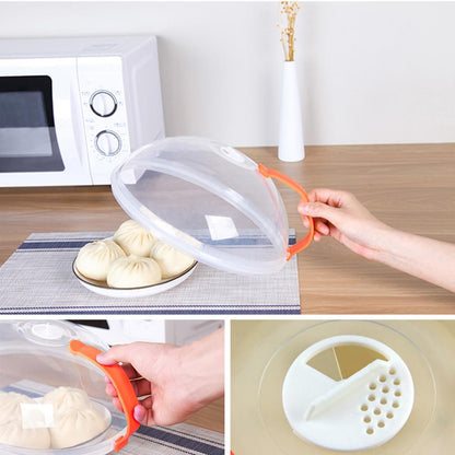 Dome Microwave Splash Cover with Handle by HitMyNeed