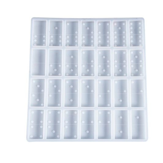 Domino Silicone Mold with 28 Slots for Casting by HitMyNeed